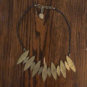 Bronze Anthropologie Tribal Necklace